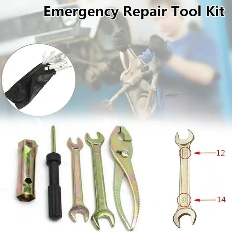 Spark Plug Socket Set - Aluminum Alloy Motorcycle Repair Tool, Multifunctional