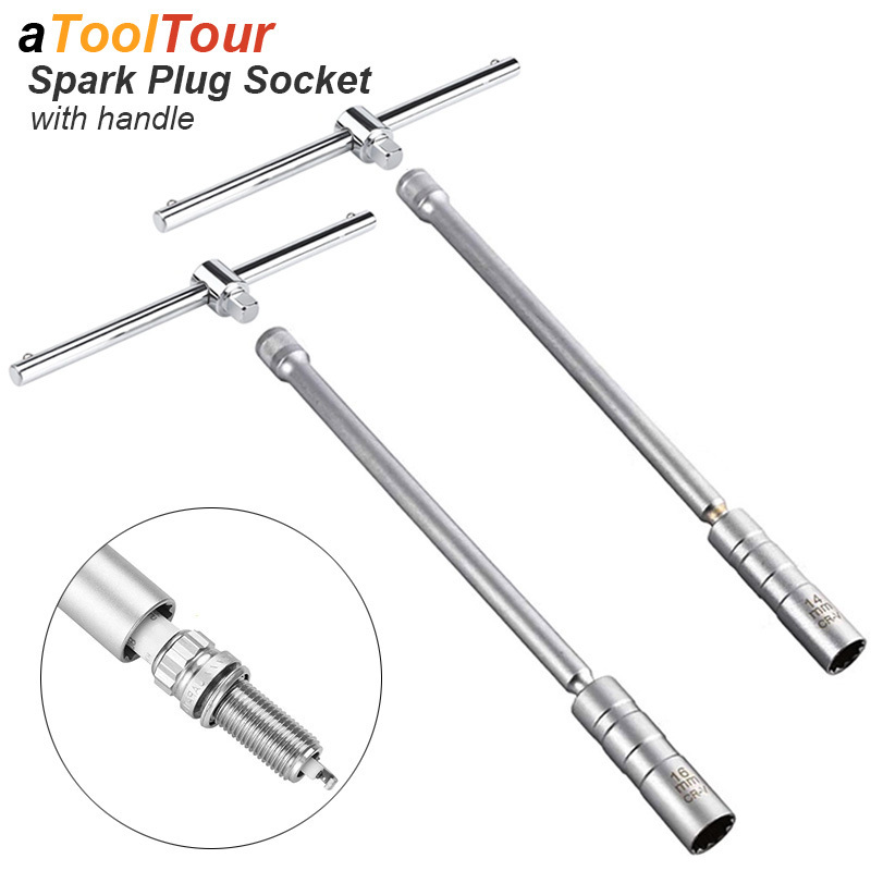 Spark Plug Socket Set - Spark Plug Socket Key Magnetic Tool