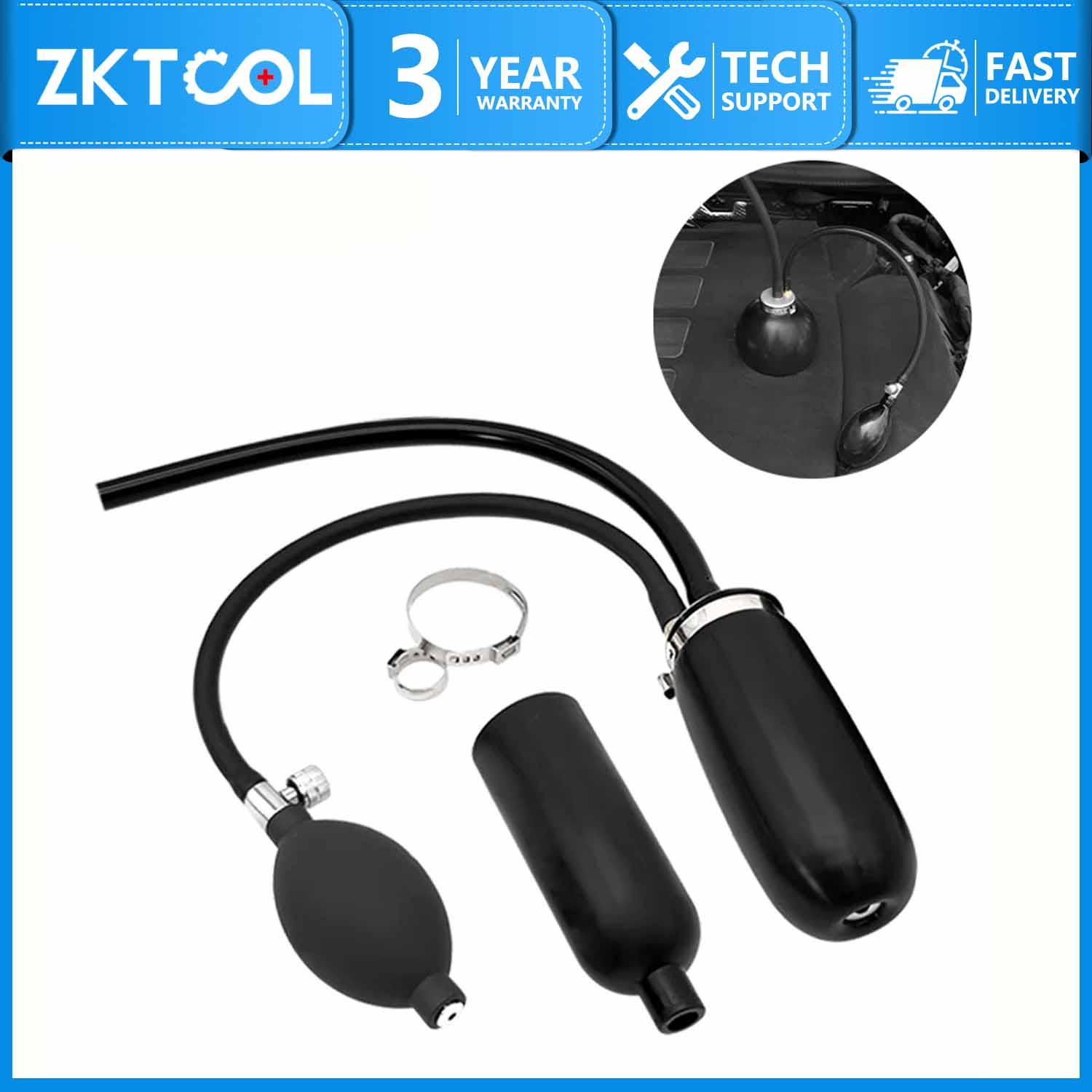 Smoke Leak Detector - Universal Easy Intake Adapter Diagnostic Tool