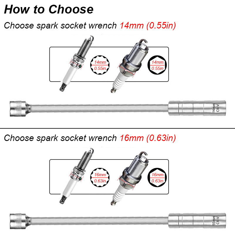 Spark Plug Socket Key Magnetic - огляд і ціна Spark Plug Socket Set