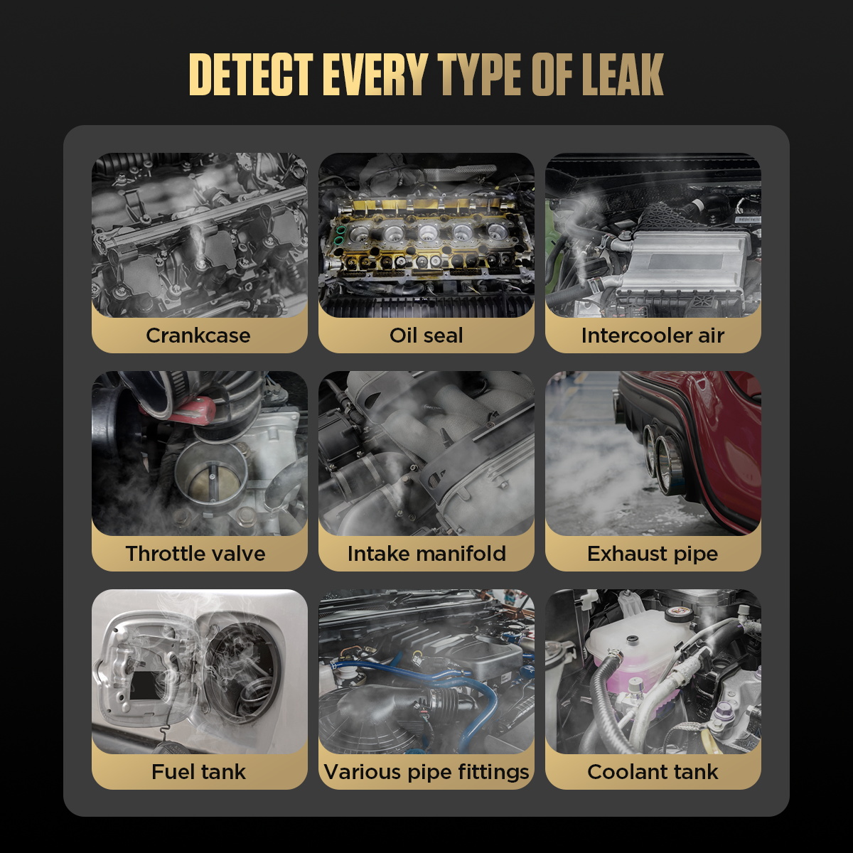 AUTOOL Smoke Machine Leak Dete - огляд і ціна Smoke Leak Detector