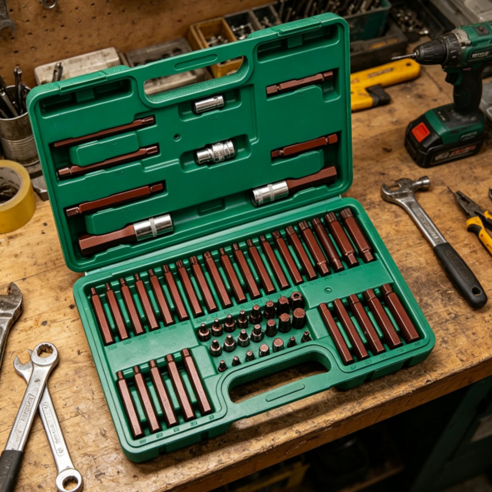60 Pieces Star Drive Bit Set H - огляд і ціна Auto Repair Shop In